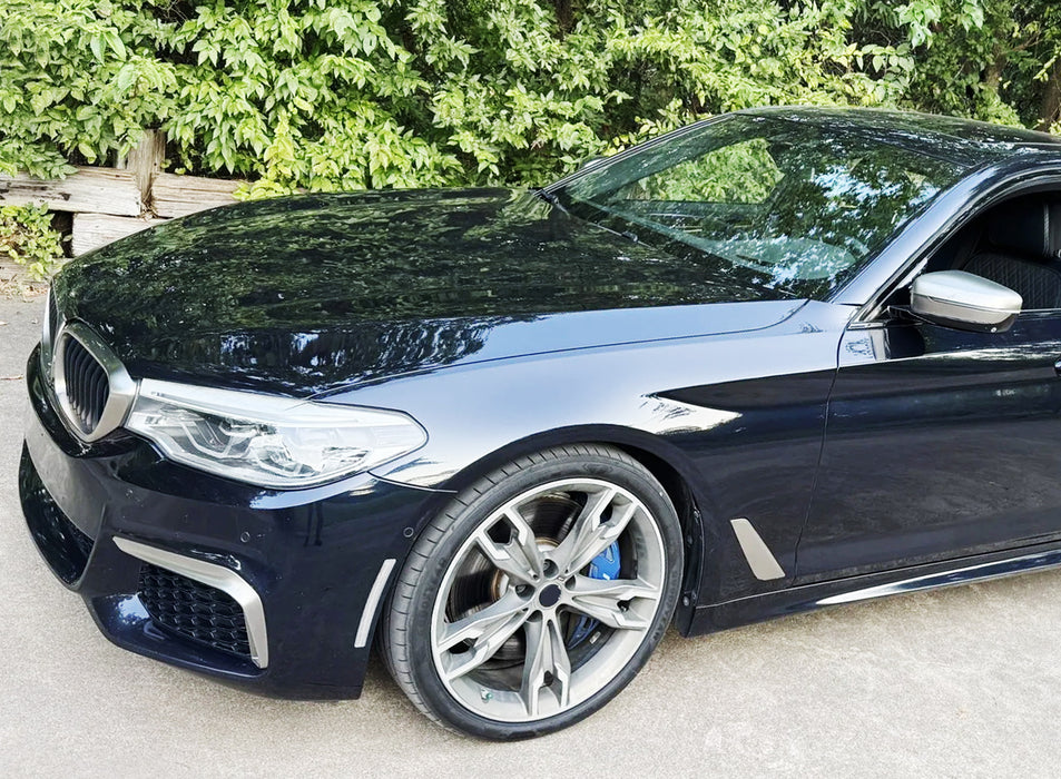 Euro Clear Lens Front Bumper Side Marker Reflex For BMW 2017-22 530i 540i 550 M5