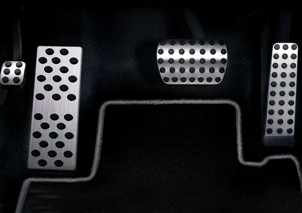 Racing Design Silver Rest Dead Pedal Cover For Benz C E CLS GLC GLE ML GLS Class