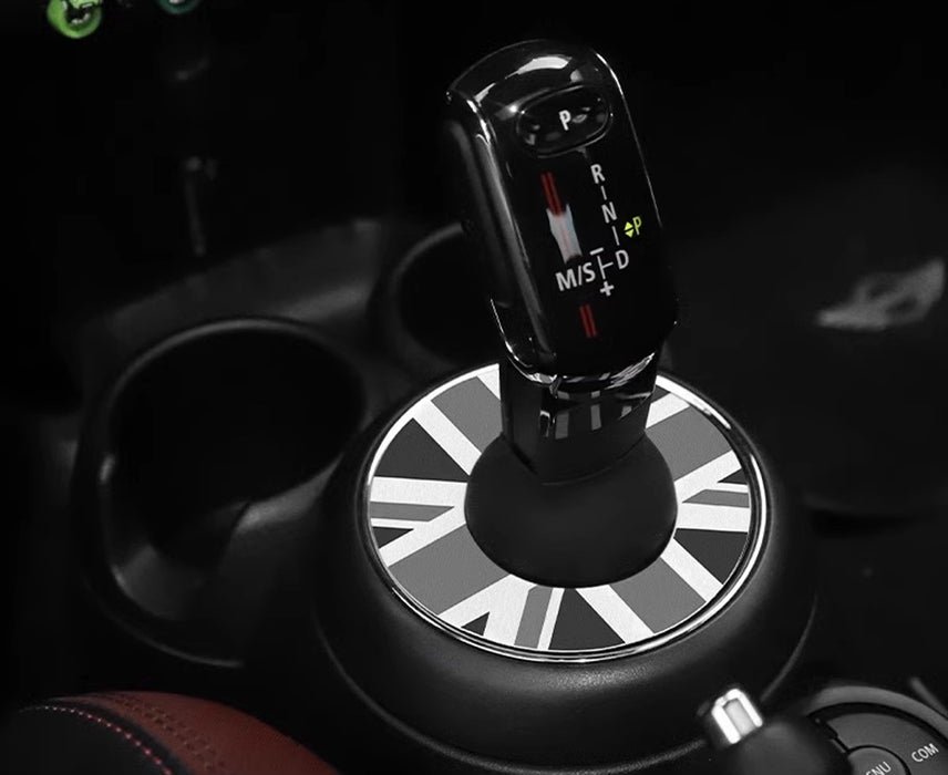 Black Union Jack Design Shift Well Boot Cover For MINI 14-18 F54 F55 F56 F57 F60