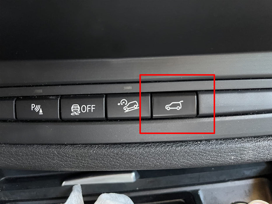 Center Console Rear Trunk Tailgate Open Switch Button Cap For BMW X5 X6 E70 E71