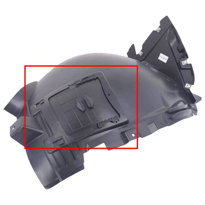 Front Wheel Fender Liner Covers For Mercedes W166 ML GLE GL Headlight Fog Access