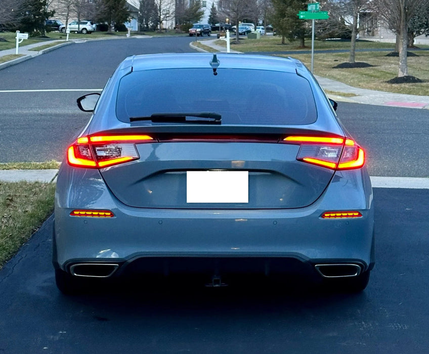 Full LED Bumper Reflector Brake/Sequential Signal Lamp For Honda 22+ Civic Hatch