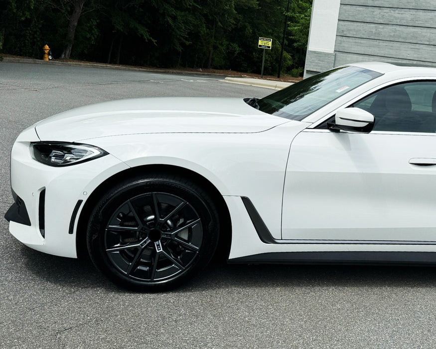 Euro Smoke Front Bumper Side Marker Reflex For BMW 2022-up G26 i4 4s Gran Coupe