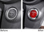 Red Real Carbon Fiber Engine Start Stop Button Cover For Toyota Lexus Hybrid EV