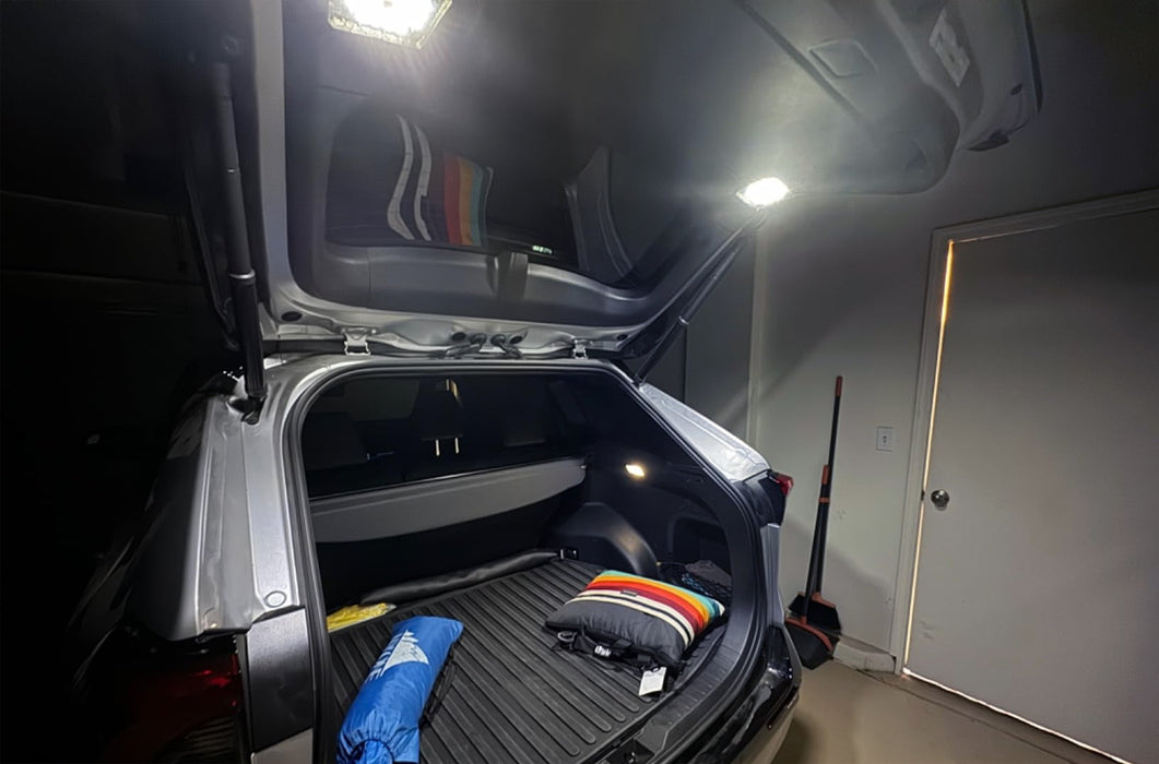 Full LED Rear Hatch Door Tailgate Lid Overhead Light Kit For Toyota 2019-25 RAV4