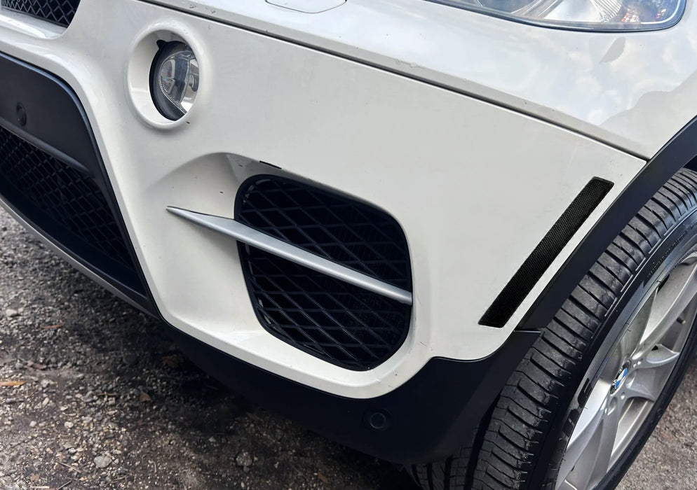Euro Dark Smoked Lens Front Bumper Side Markers For 2011-13 BMW E70 X5 LCI Model