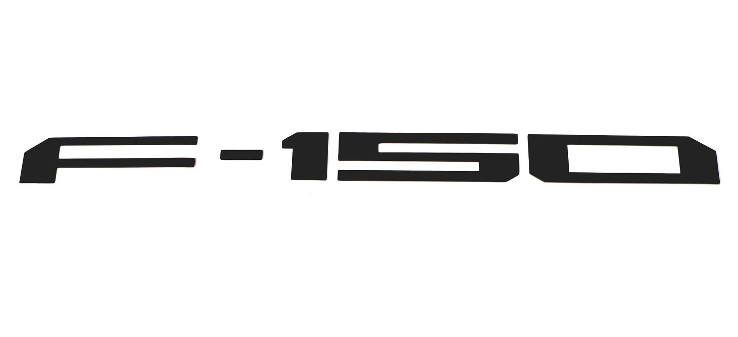 Matte Black Finish 3D Raised Tailgate Letter Pieces For 2018-2020 Ford F150 LCI