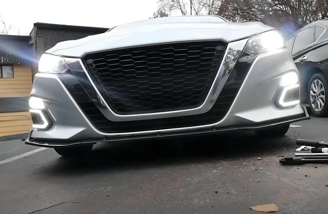 Clear Lens Turn Signal Lamp Replace White LED DRL/Amber Blinker For 19-22 Altima