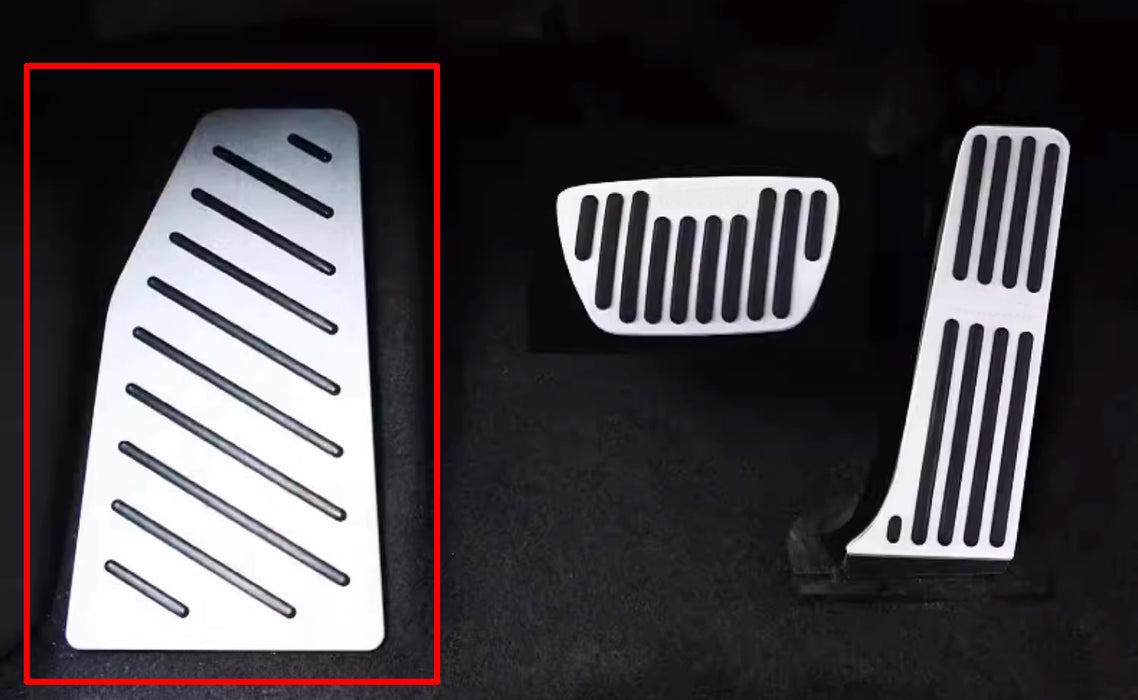 OE-Spec Racing Design Silver Rest Dead Pedal Cover For Toyota RAV4 Lexus NX RX