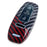 Black/Red Carbon Pattern Hard Key Cover For Audi 19-up A6 S6 A7 S7 A8 Q8 e-tron