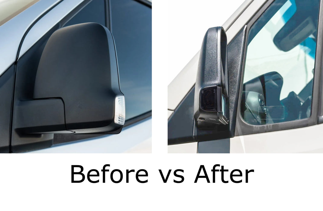Smoke Lens Side Mirror Turn Signal Light Housings For Mercedes 2018-up Sprinter