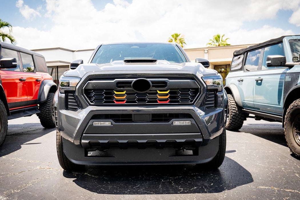Classic Retro Heritage 3-Color Grille Inserts For Toyota 2024+ Tacoma TRD Sport