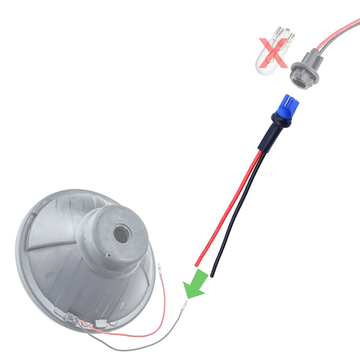 2pc W5W W16W T10 Male Adapter For Car Lighting Power distribution & Connectivity