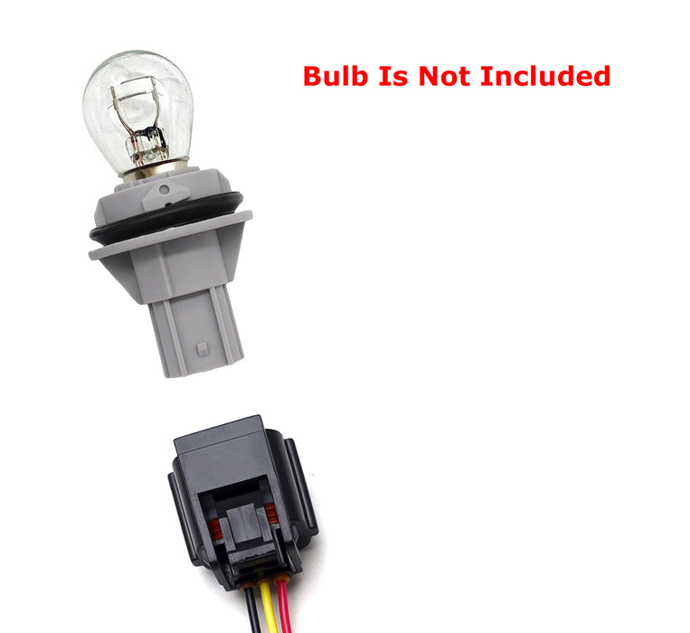 1157 Turn Signal Light Bulb Sockets & 7" Adapter Wire Harnesses For Honda Accord