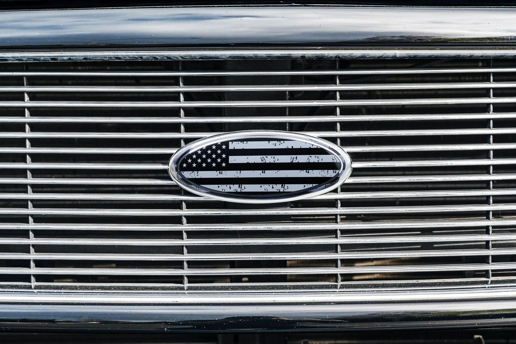 7" Distressed US Flag Grille Emblem Badge For Ford F150 F250 Escape Explorer…