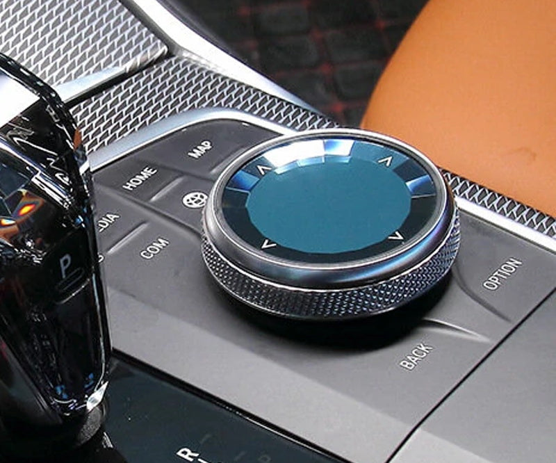 Crystal Large Knob Cover For BMW 1 2 3 4 5 7 X Multimedia iDrive 7-Button Cover