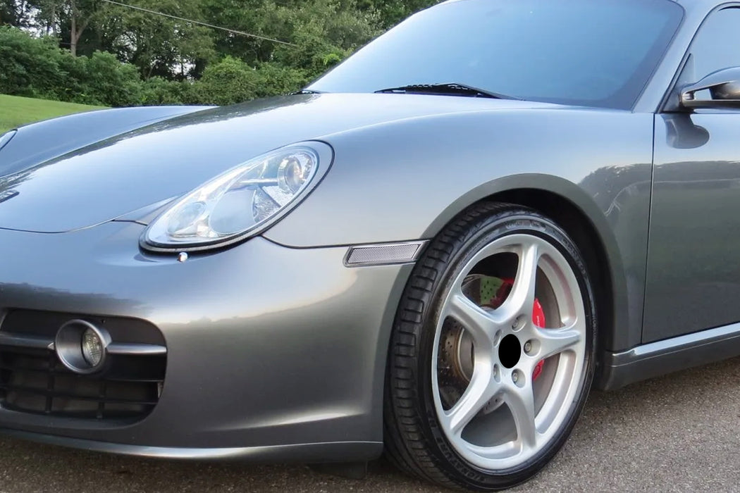 Euro Clear Front Bumper Side Marker Lens For Porsche Cayman/Boxster 987, 911 997