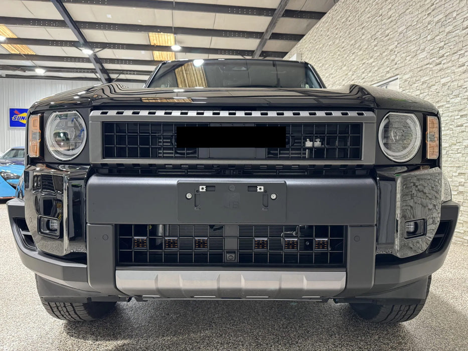 6pc Smoke Lens White LED Grille Lighting Kit For Toyota 2024+ Land Cruiser J250