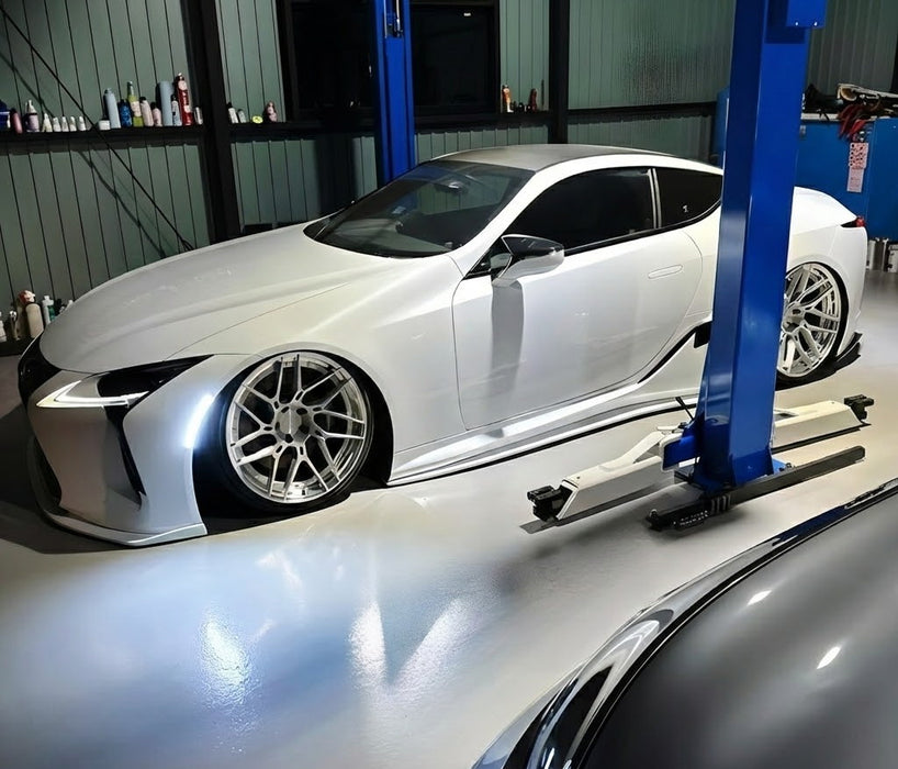 White Full LED Strip Smoked Wheelarch Side Markers For 2018-up Lexus LC 500 500h