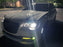 Smoked Lens All White Full LED Side Marker Light Kit For 2015-2023 Chrysler 300