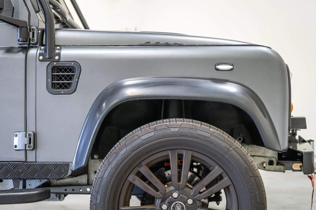 Clear Lens White LED Front Side Marker Lights For Range Rover Sport LR2 LR3 LR4