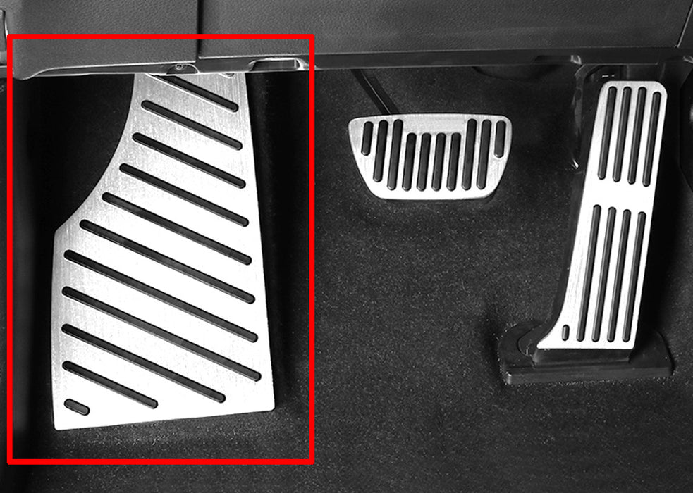 OE-Spec Racing Design Silver Rest Dead Pedal Cover For Toyota 2021+ Sienna XL40