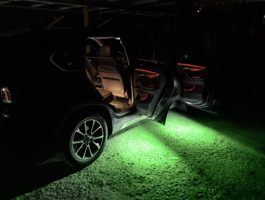 Multi-Color RGB LED Glove Box/Footwell Lights w/Remote For VW GTI Golf Jetta CC