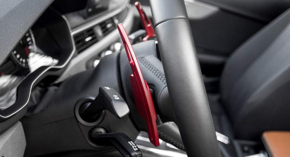 Red Aluminum Larger Paddle Shifter Extensions For Hyundai 2009-12 Genesis Coupe
