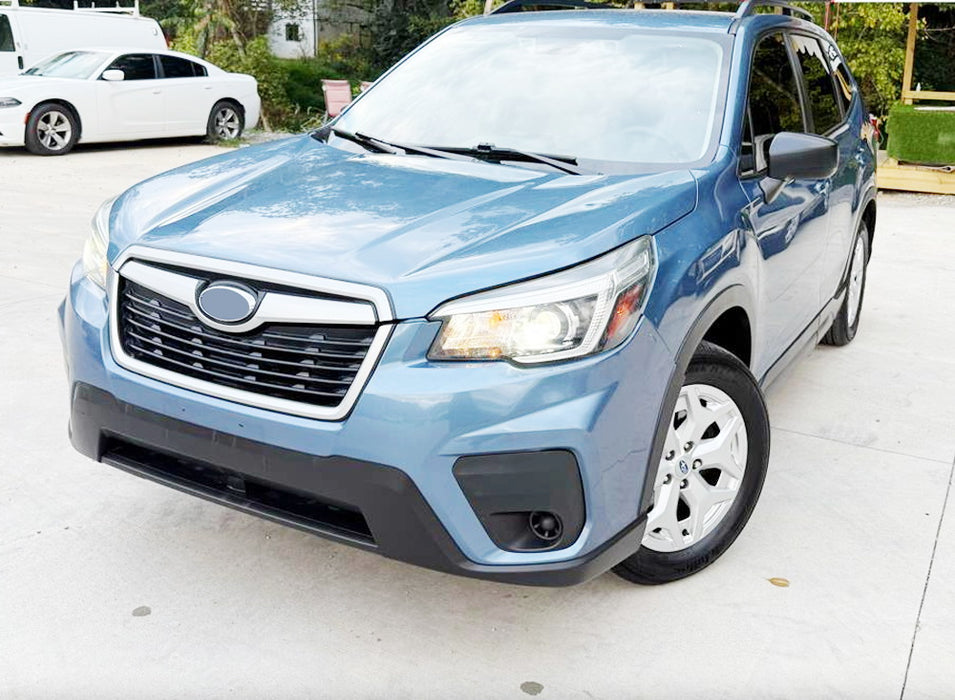 Pair OE-Spec Lower Bumper Fog Light Opening Filler Bezels For 2019-2021 Forester