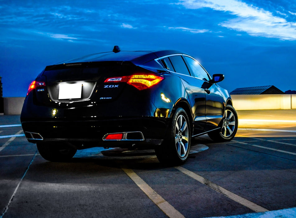 Xenon White 18-SMD Full LED License Plate Lights For Acura 09-13 ZDX, Honda XRV