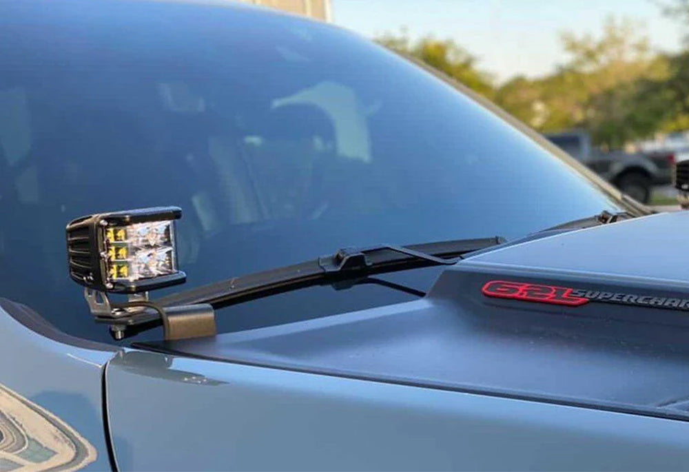 Steel Constructed Off-Road Ditch Light Bracket Mount For 2019-up RAM 1500 & TRX