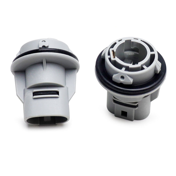 1157 Turn Signal Light Bulb Sockets & 7" Adapter Wire Harnesses For Acura Honda