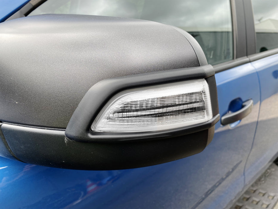 Clear Lens LED Dynamic Sequential Mirror Lights For Ford 2019-23 Ranger Lariat