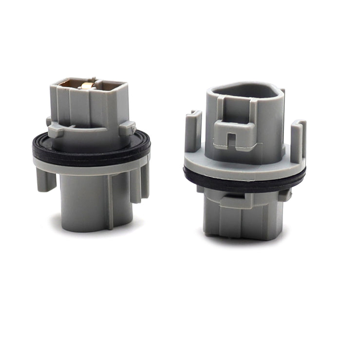 7443 WY21W Turn Signal Indicator Lamp Bulb Plug Adapter Socket For Nissan Toyota