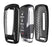 Gloss Black Genuine Carbon Fiber Key Fob Cover For 19-up RAM 1500 TRX 2500 3500