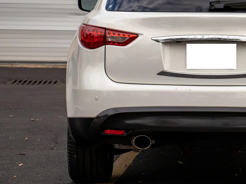 OE-Spec Red Rear Bumper Reflectors For Infiniti FX Nissan Kicks Juke Sentra, etc