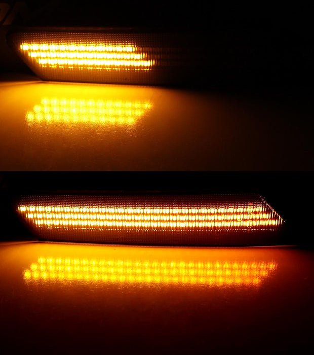 Euro Smoke Full LED Sequential Blink Side Markers For Porsche Cayman/Boxster/911