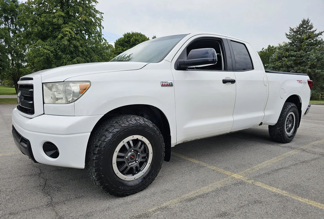 Gloss Black Side Rearview Mirror Cover Overlay For Toyota 2007-21 Tundra Sequoia