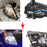 Car Side 8-Pin Input To 6-Pin Output For Nissan 03-05 350Z Headlight Conversion