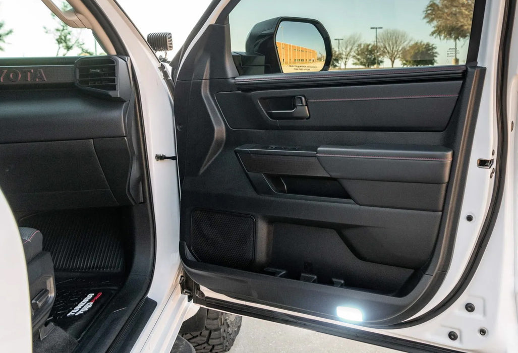 White 18-SMD Full LED Side Door Lights For Toyota 22+ Tundra/Sequoia Lexus GX550