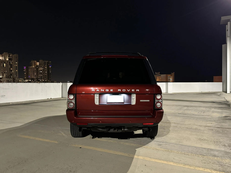 White 18-SMD Full LED License Plate Lights Kit For 2003-2012 L322 Range Rover