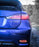 Red Lens Full LED Rear Bumper Reflectors For Lexus CT200h as Tail/Brake/Signals