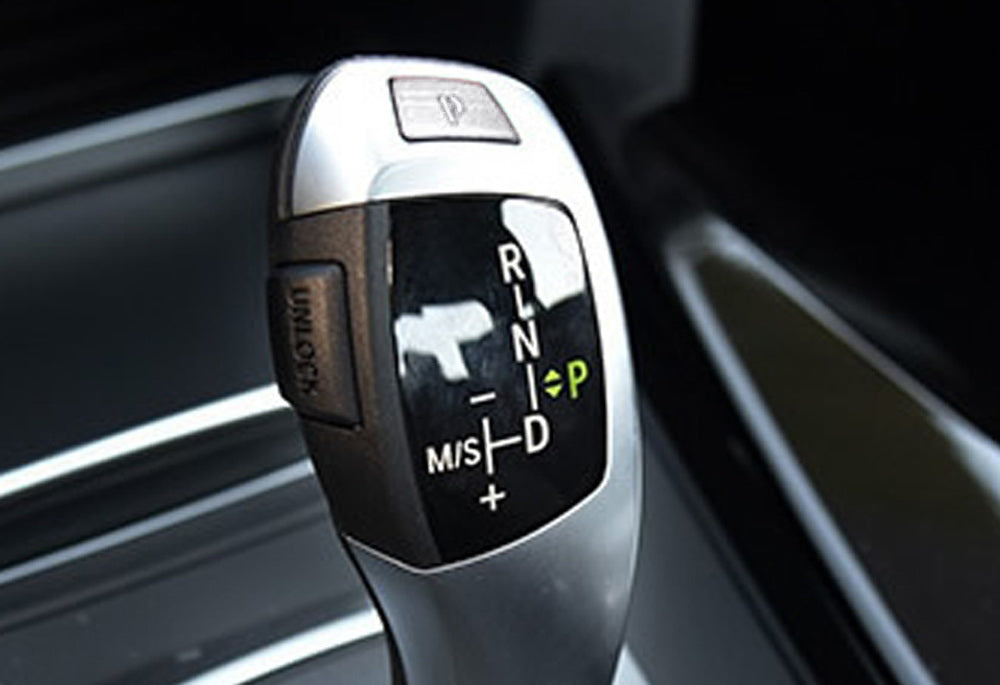 Silver Shift Knob P Button Cover Trim For BMW Fxx 3 4 5 6 X3 X5 X6 Standard Trim