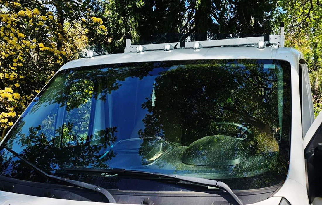 5pc Set Clear Lens Front Cab Roof Marker Lamp Housings For 2014-23 RAM ProMaster