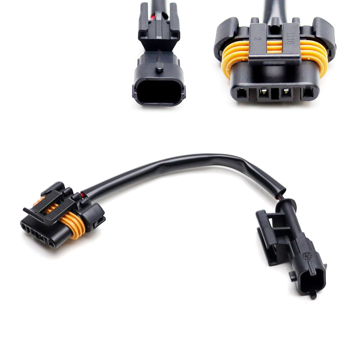 2-Pin To 4-Pin Conversion Adpater For 99-05 GM non-RV LS1 LM7 LQ4 LR4 Alternator