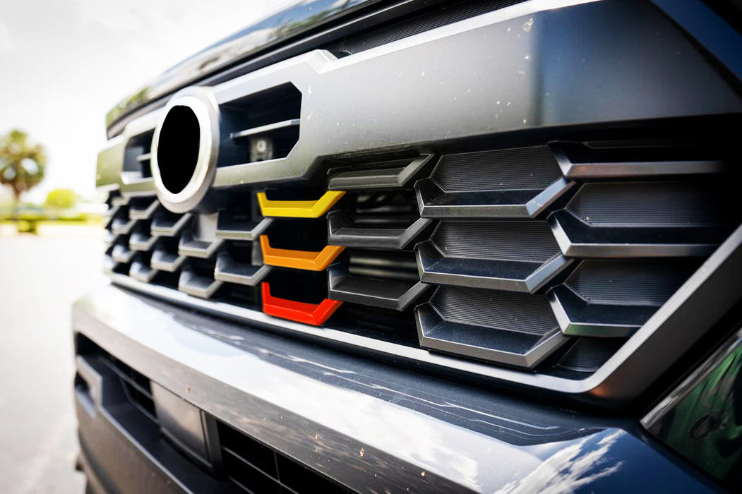 Classic Retro Heritage 3-Color Grille Inserts For Toyota 2024+ Tacoma TRD Sport