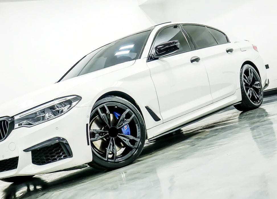 Euro Smoked Front Bumper Side Marker Reflex For BMW 2017-22 G30 530 540 550 M5