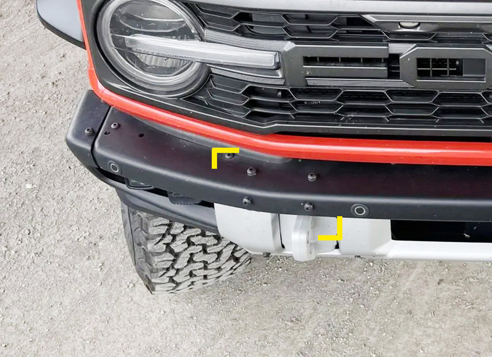 Front Bumper LED Pod Light Mounting Bracket For Ford 21+ Bronco w/Modular Bumper