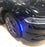 Smoked Lens Front/Rear Blue LED Strip Side Marker Lights For 15-23 Dodge Charger