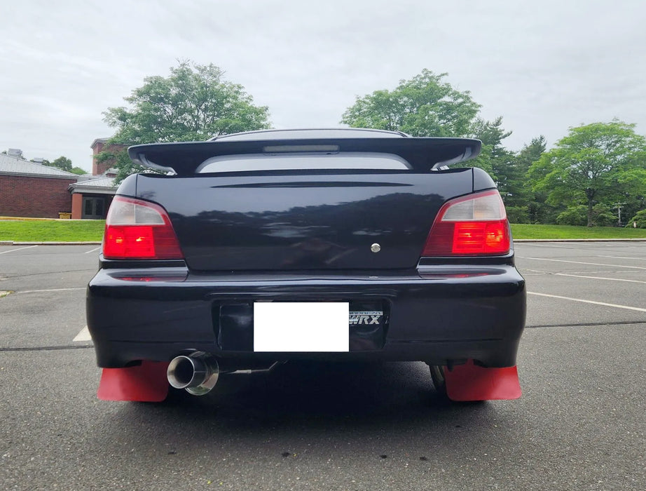 Red Rally Mud Flap Armor Guard For Subaru WRX Impreza Forester Outback Crosstrek